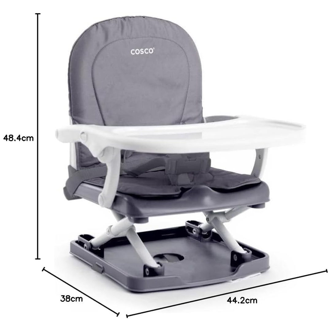 Cosco Kids, Cadeira de Refeição Portátil Pop, Cinza