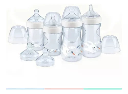 Nuk kit 4 mamadeiras starter recém nascido