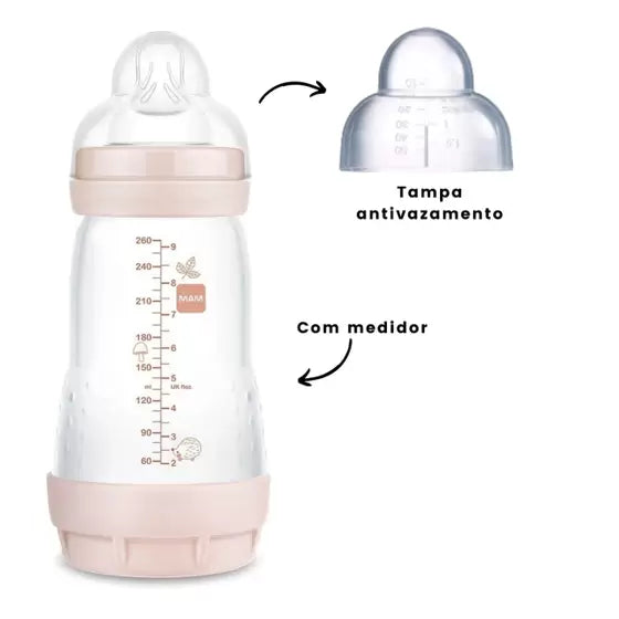 Kit 4 Mamadeiras Mam Anticólica Easy Start Gift Set