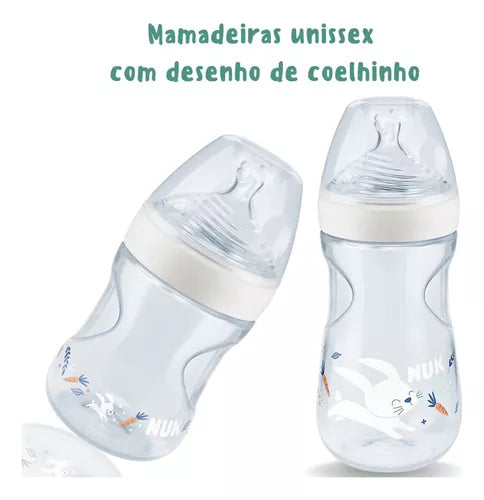 Nuk kit 4 mamadeiras starter recém nascido
