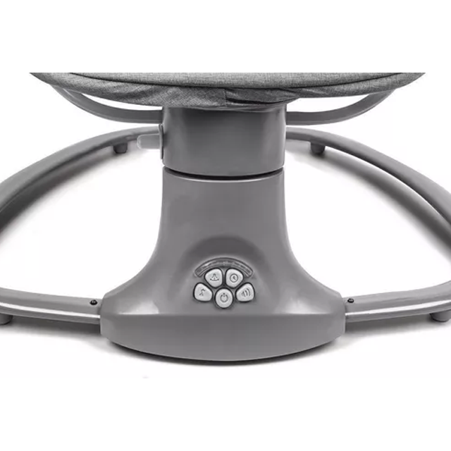Cadeira de balanço para bebê Mastela Techno elétrica cinza