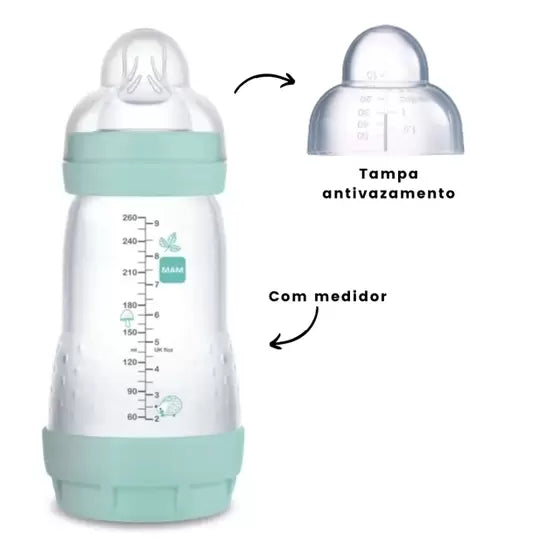 Kit 4 Mamadeiras Mam Anticólica Easy Start Gift Set