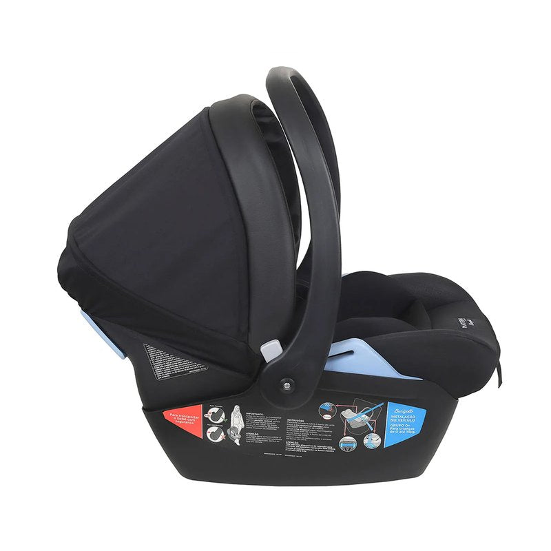 Bebê Conforto Burigotto Materna Lounge de 0 a 13kg Preto