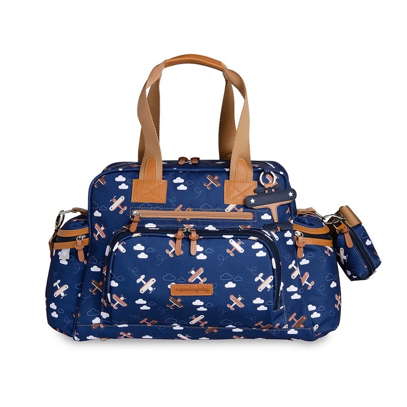 Bolsa de Maternidade Térmica Masterbag Baby Everyday Avião Marinho