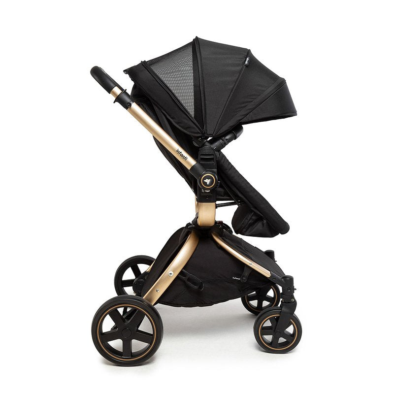 Carrinho de Bebê Infanti Epic 360° Travel System Trio Isofix Preto Ouro