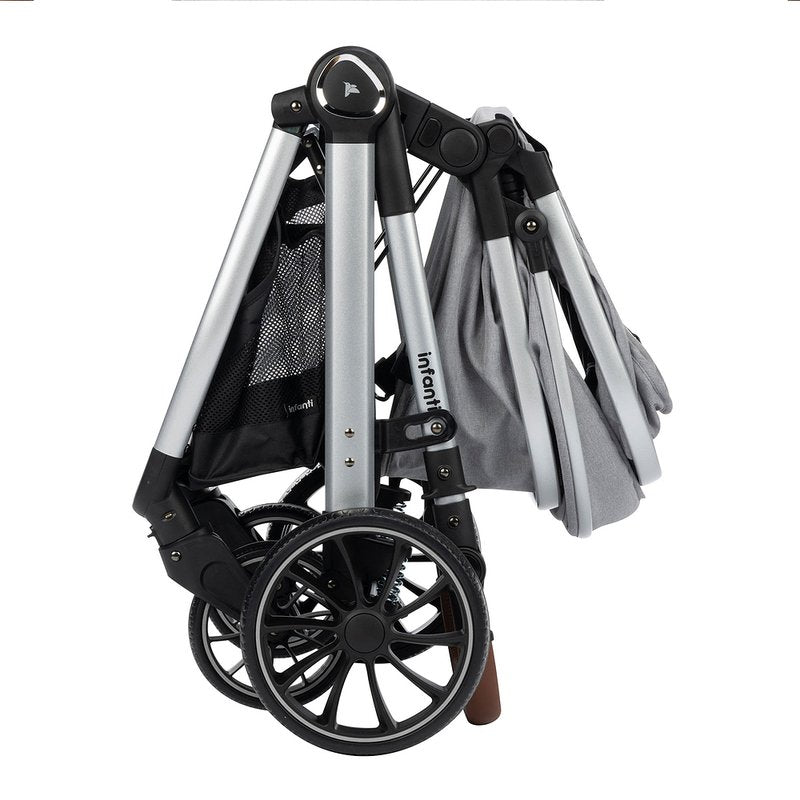 Carrinho de Bebê Infanti Romanzo Duo Travel System Cinza