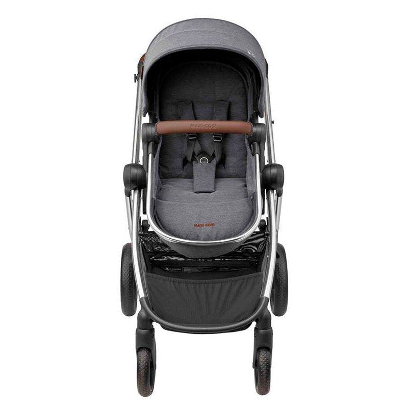 Carrinho de Bebê Maxi-Cosi Anna³ Travel System Trio Luxe Twillic Grey