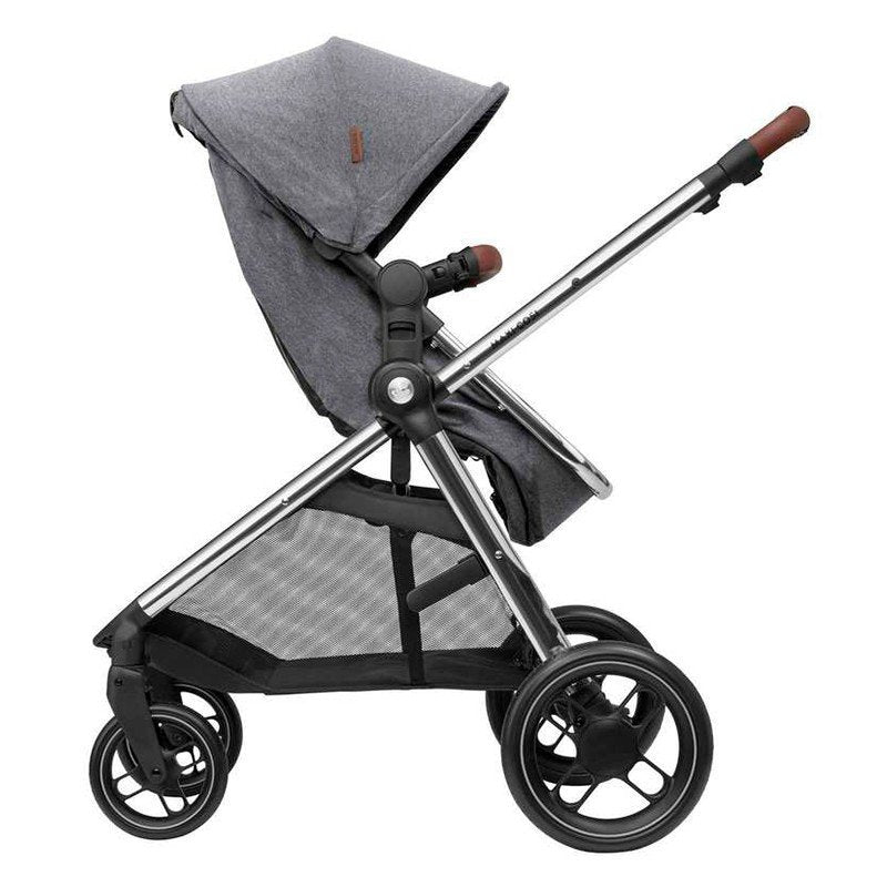 Carrinho de Bebê Maxi-Cosi Anna³ Travel System Trio Luxe Twillic Grey