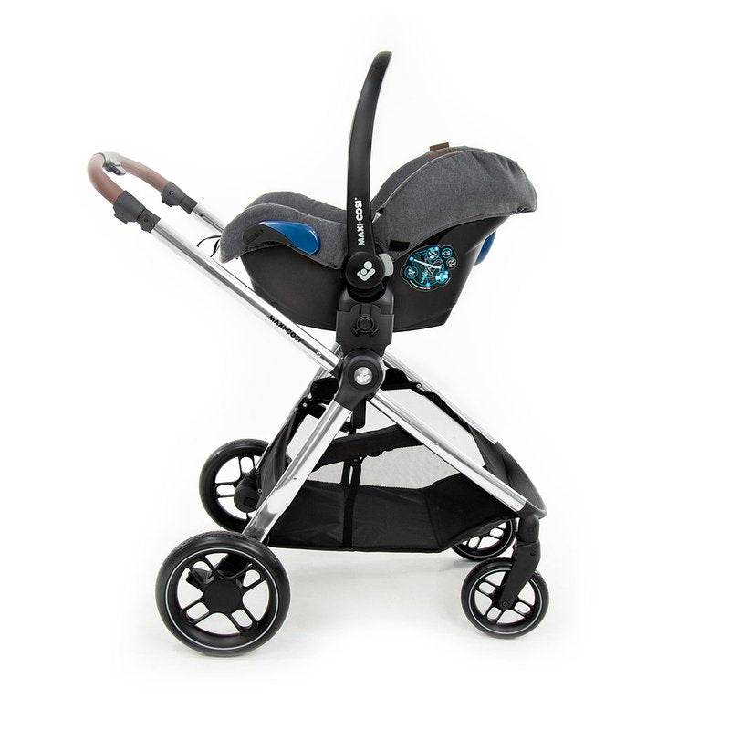 Carrinho de Bebê Maxi-Cosi Anna³ Travel System Trio Luxe Twillic Grey