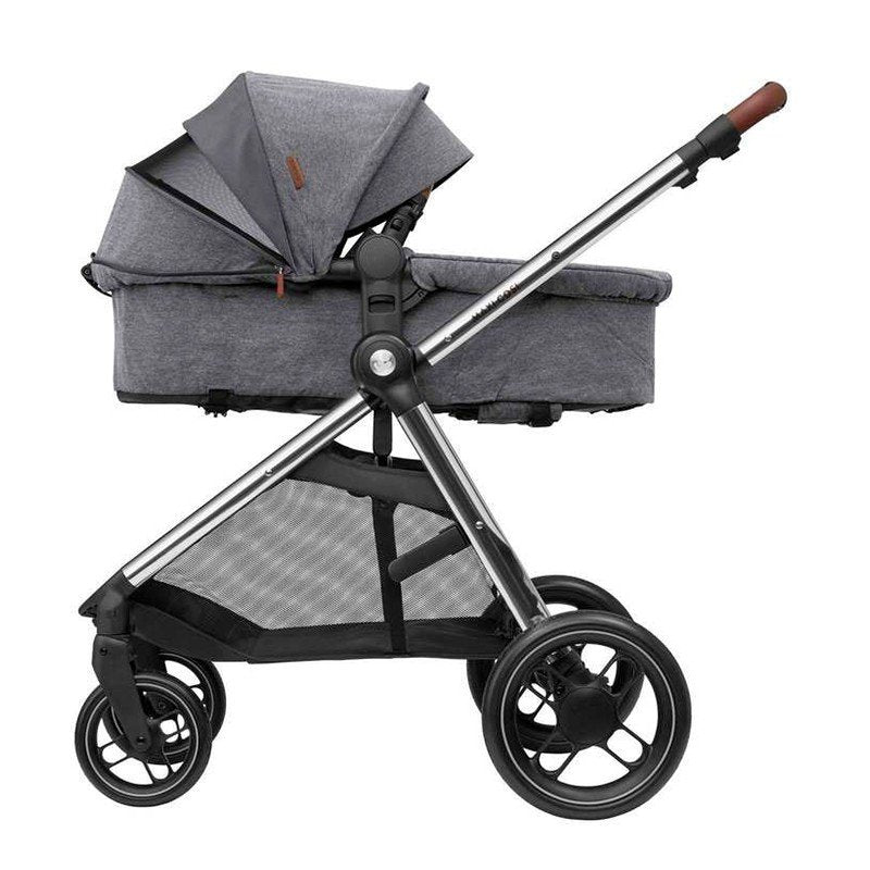 Carrinho de Bebê Maxi-Cosi Anna³ Travel System Trio Luxe Twillic Grey