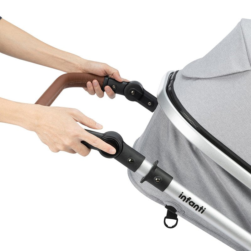 Carrinho de Bebê Infanti Romanzo Duo Travel System Cinza