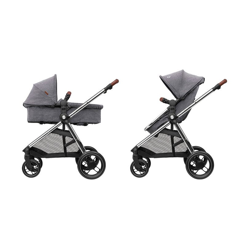 Carrinho de Bebê Maxi-Cosi Anna³ Travel System Trio Luxe Twillic Grey