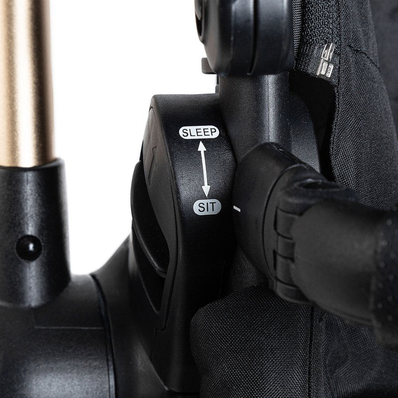 Carrinho de Bebê Infanti Epic 360° Travel System Trio Isofix Preto Ouro