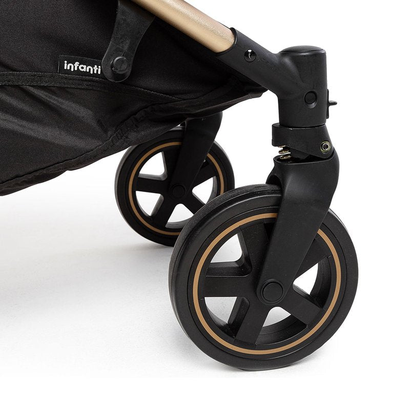 Carrinho de Bebê Infanti Epic 360° Travel System Trio Isofix Preto Ouro