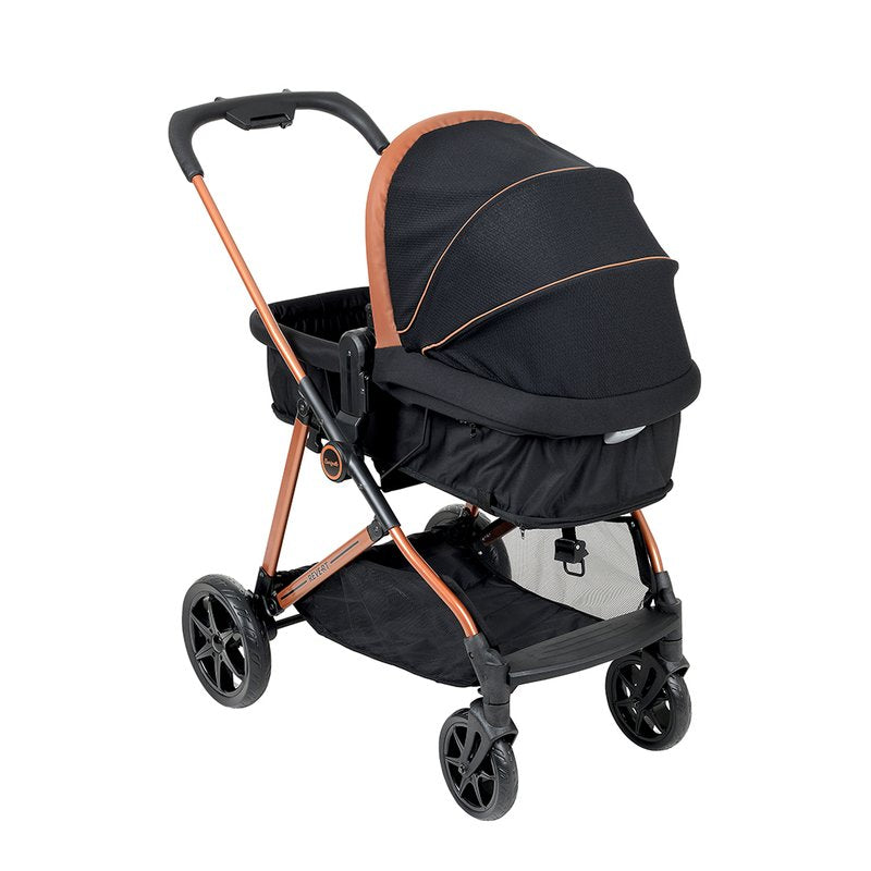 Carrinho de Bebê Burigotto Revert de 0 a 15kg Preto Cobre