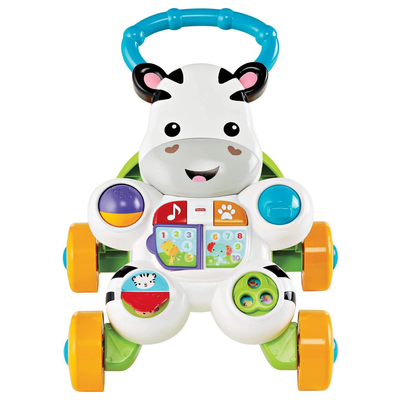 Andador e Apoiador para bebês, Formato Zebra, Com Sons Educativo, a partir de 6 meses