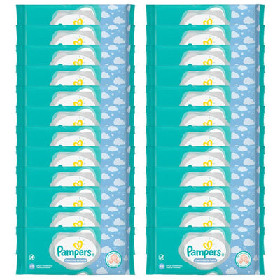 Kit Lenços Umedecidos Pampers Cheirinho de Bebê com 1152 Unidades