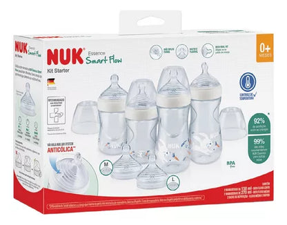Nuk kit 4 mamadeiras starter recém nascido