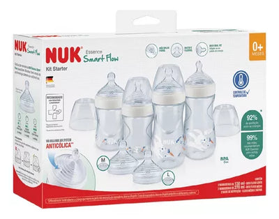 Nuk kit 4 mamadeiras starter recém nascido