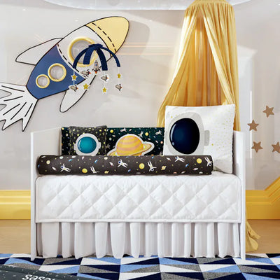 Quarto de Bebê Completo Astronauta 17 Peças