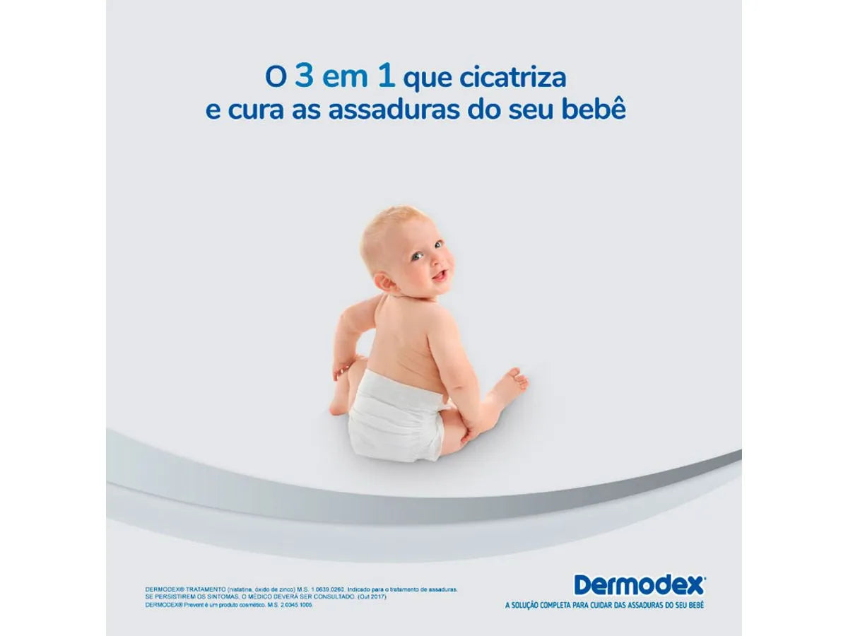 Kit 6 Dermodex Tratamento Pomada Para Tratamento De Assaduras 60g