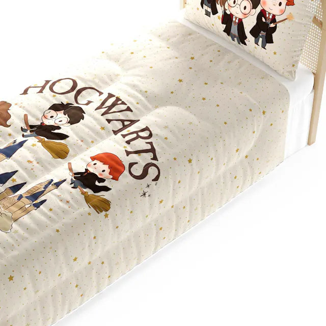 Edredom Infantil Solteiro Harry Potter Hogwarts