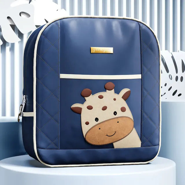 Kit Bolsas Maternidade Safári Lúdico Azul Marinho 03 Peças