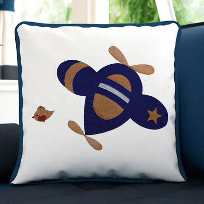 Quarto de Bebê Completo Urso Aviador 32 Peças