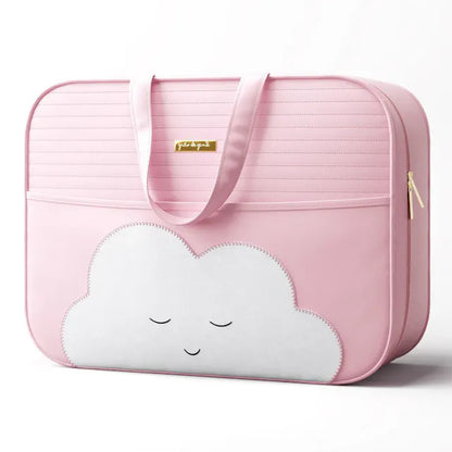 Kit Bolsas Maternidade Amiguinha Nuvem Rosa 03 Peças