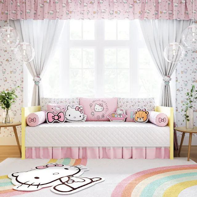 Quarto de Bebê Completo Hello Kitty Rosa 35 Peças