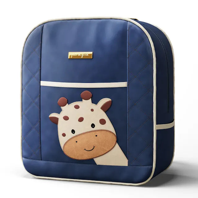 Kit Bolsas Maternidade Safári Lúdico Azul Marinho 03 Peças