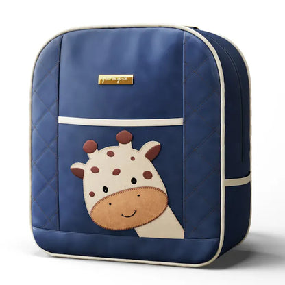 Kit Bolsas Maternidade Safári Lúdico Azul Marinho 03 Peças