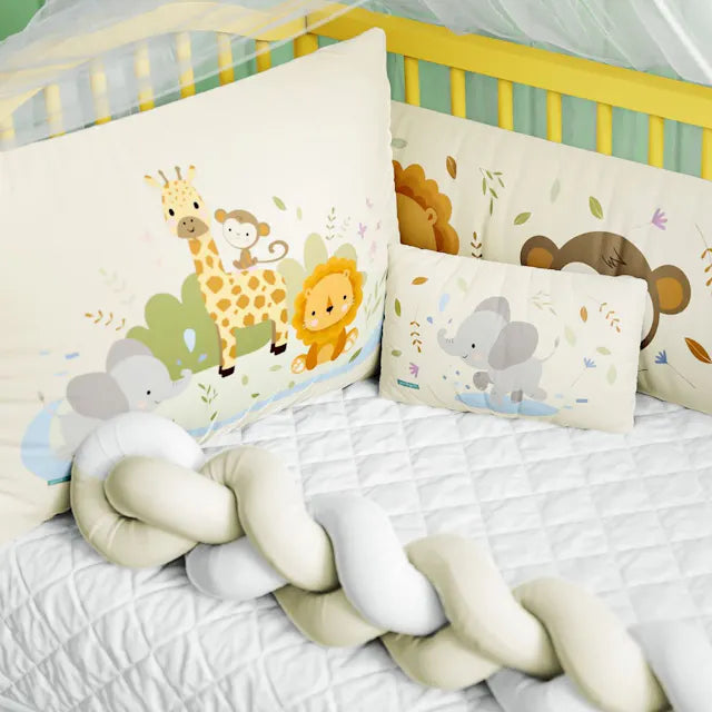 Quarto de Bebê Completo Selva Baby 20 Peças