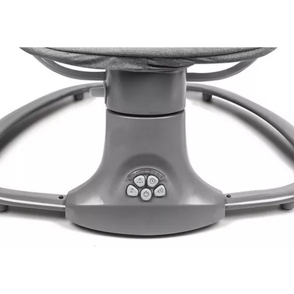 Cadeira de balanço para bebê Mastela Techno elétrica cinza
