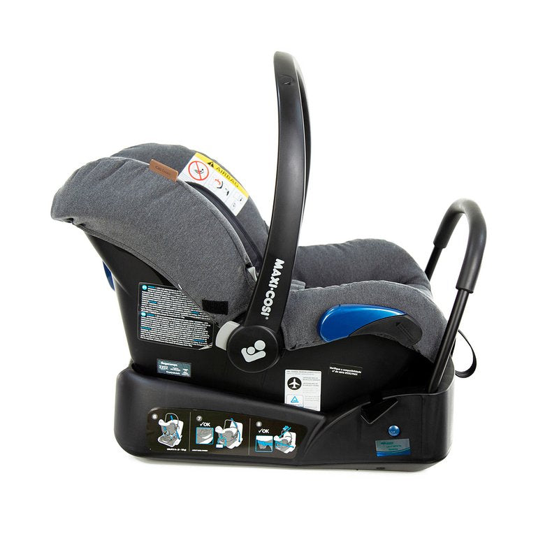 Carrinho de Bebê Maxi-Cosi Anna³ Travel System Trio Luxe Twillic Grey