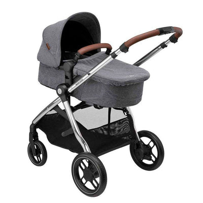 Carrinho de Bebê Maxi-Cosi Anna³ Travel System Trio Luxe Twillic Grey