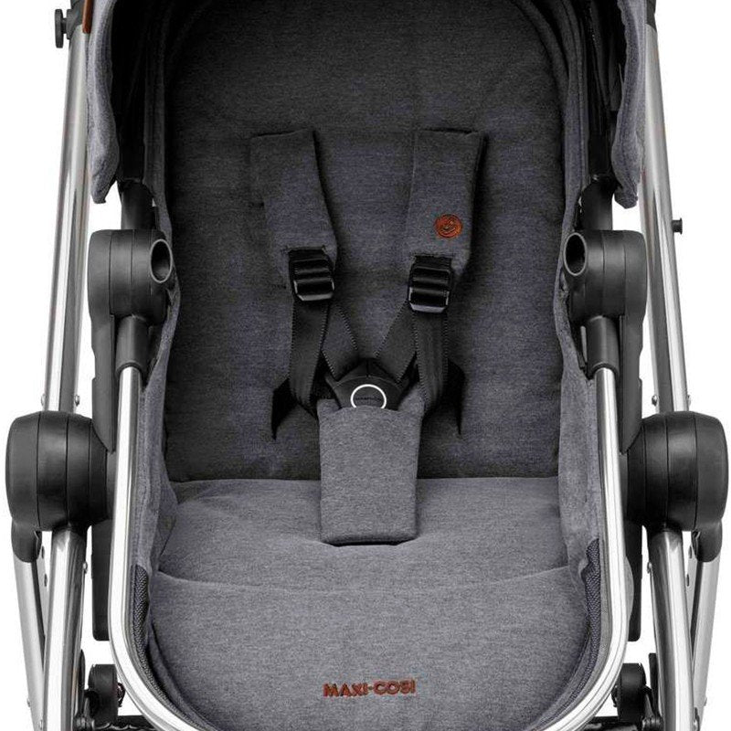 Carrinho de Bebê Maxi-Cosi Anna³ Travel System Trio Luxe Twillic Grey